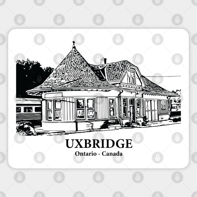 Uxbridge - Ontario Magnet by Lakeric